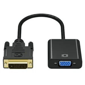 Adaptador DVI a VGA convertidor de video para PC y monitor