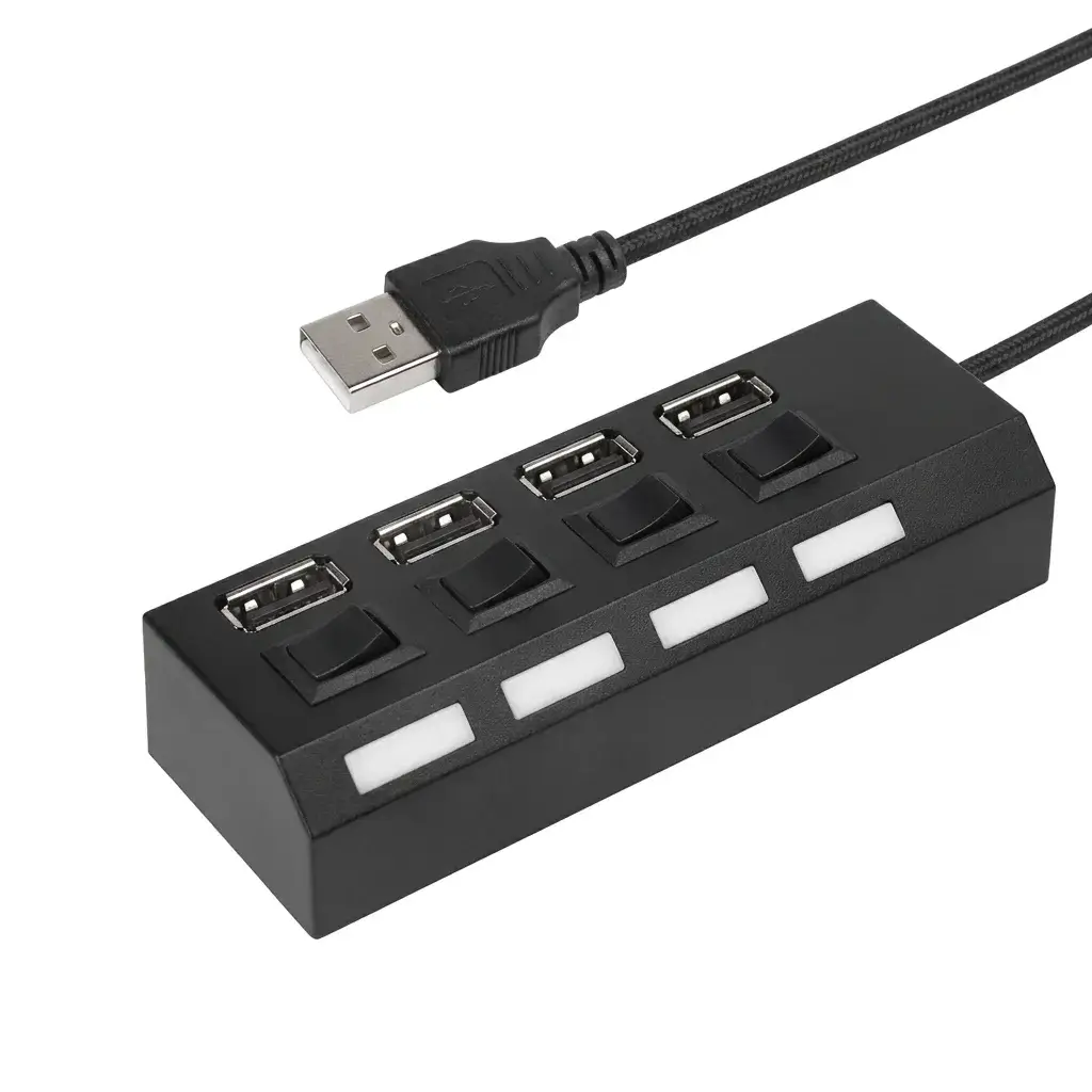 Multipuerto Hub 4 Puertos USB Switch
