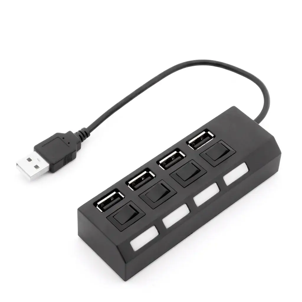 Multipuerto Hub 4 Puertos USB Switch