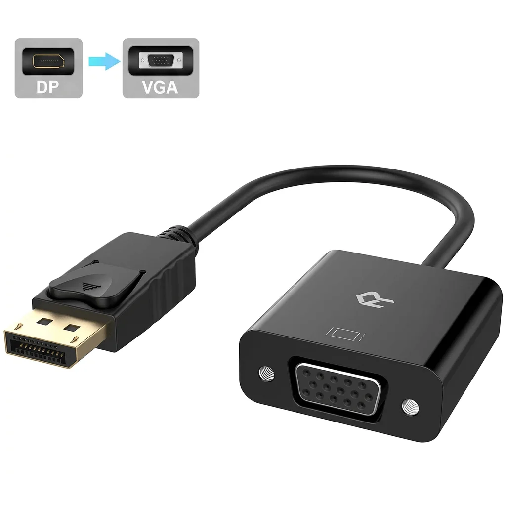 Detalle conector DisplayPort macho
