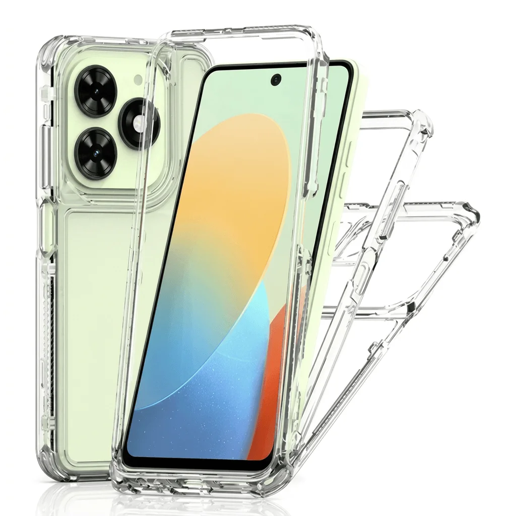 Forro 360 3 capas clear antigolpe triple protección