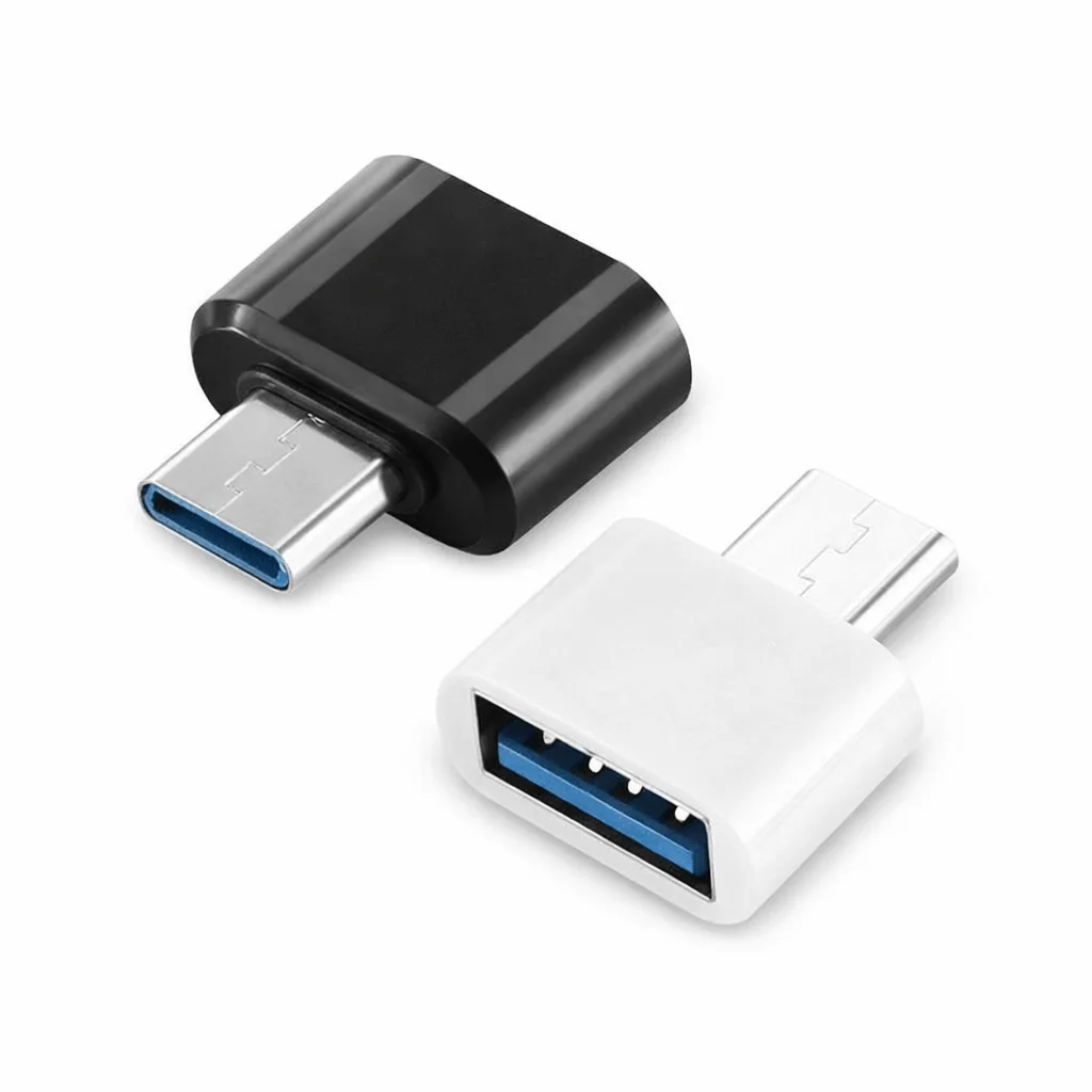 Adaptador OTG USB-C aluminio compacto
