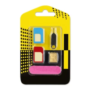 Kit Adaptadores SIM Card 5 en 1 | Nano Micro Standard + Eyector