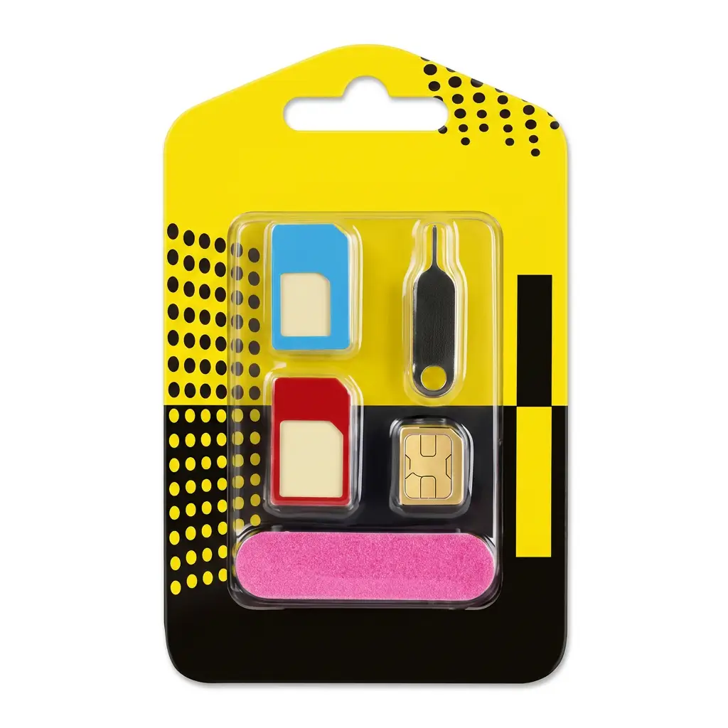 Kit adaptadores SIM card 5 en 1 completo