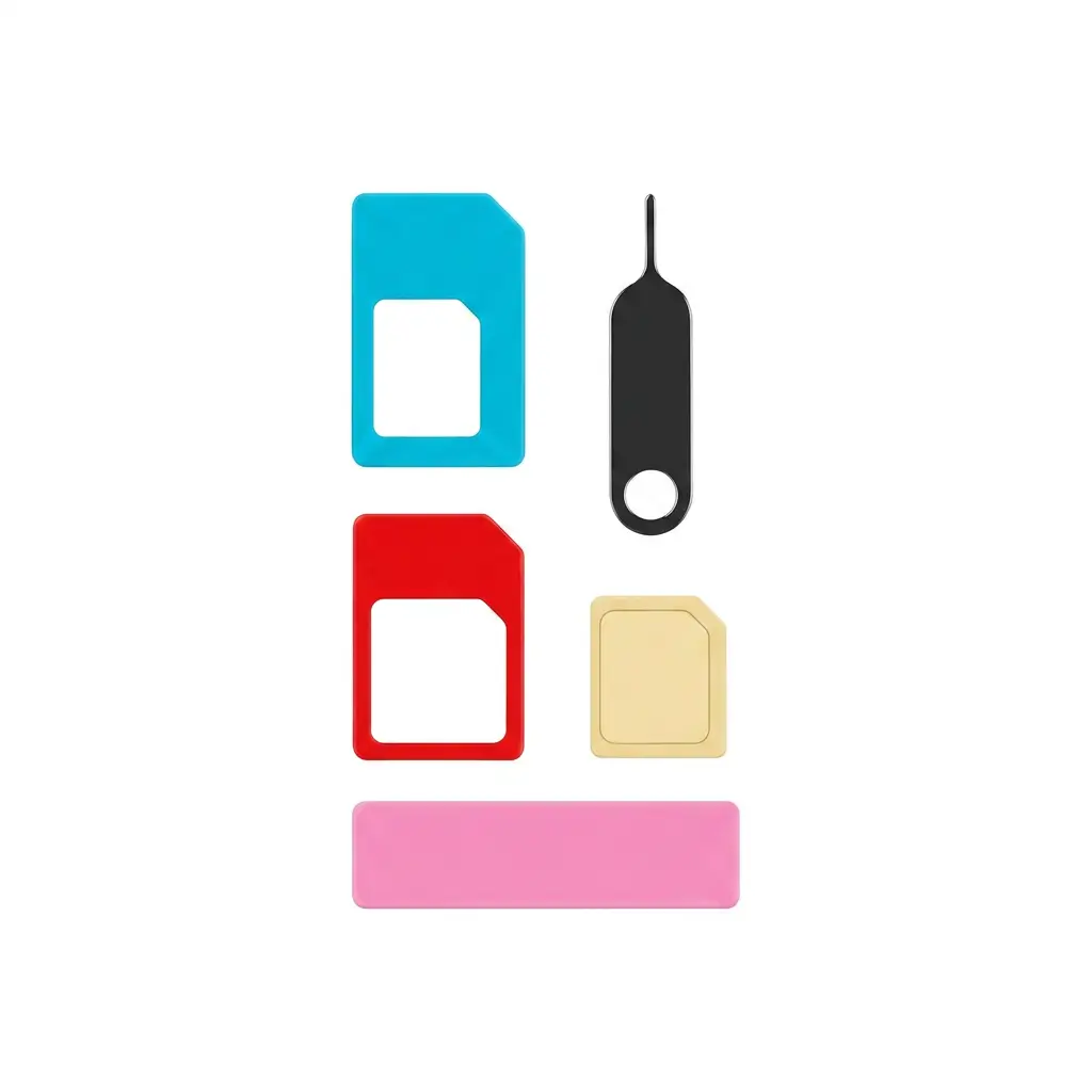 Kit adaptadores SIM card 5 en 1 completo