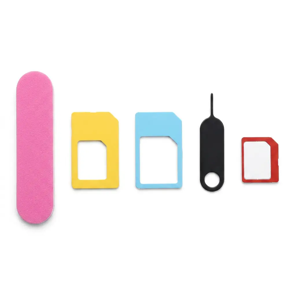 Kit adaptadores SIM card 5 en 1 completo