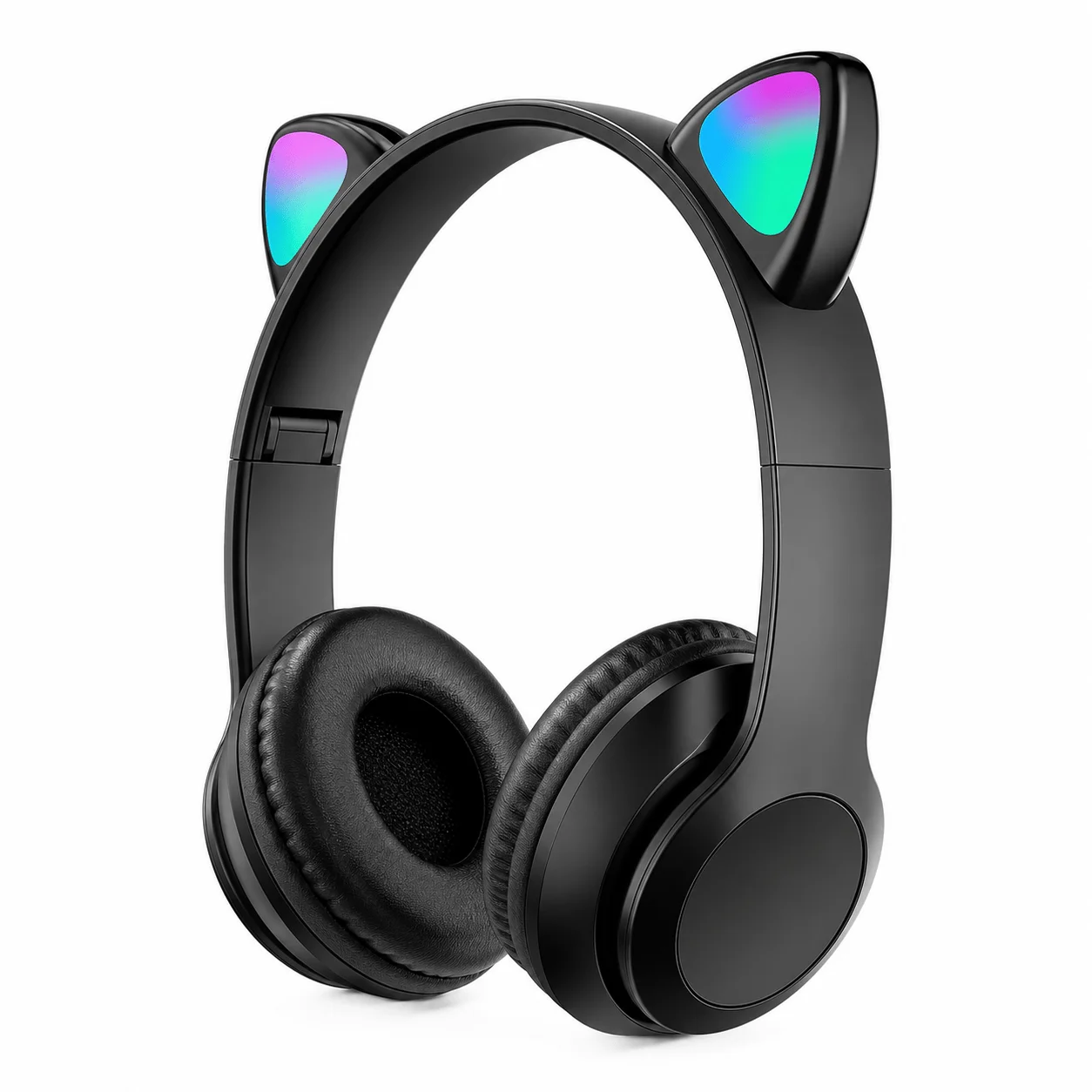 Audífonos P47 Cat Ear orejas de gato Bluetooth con LED