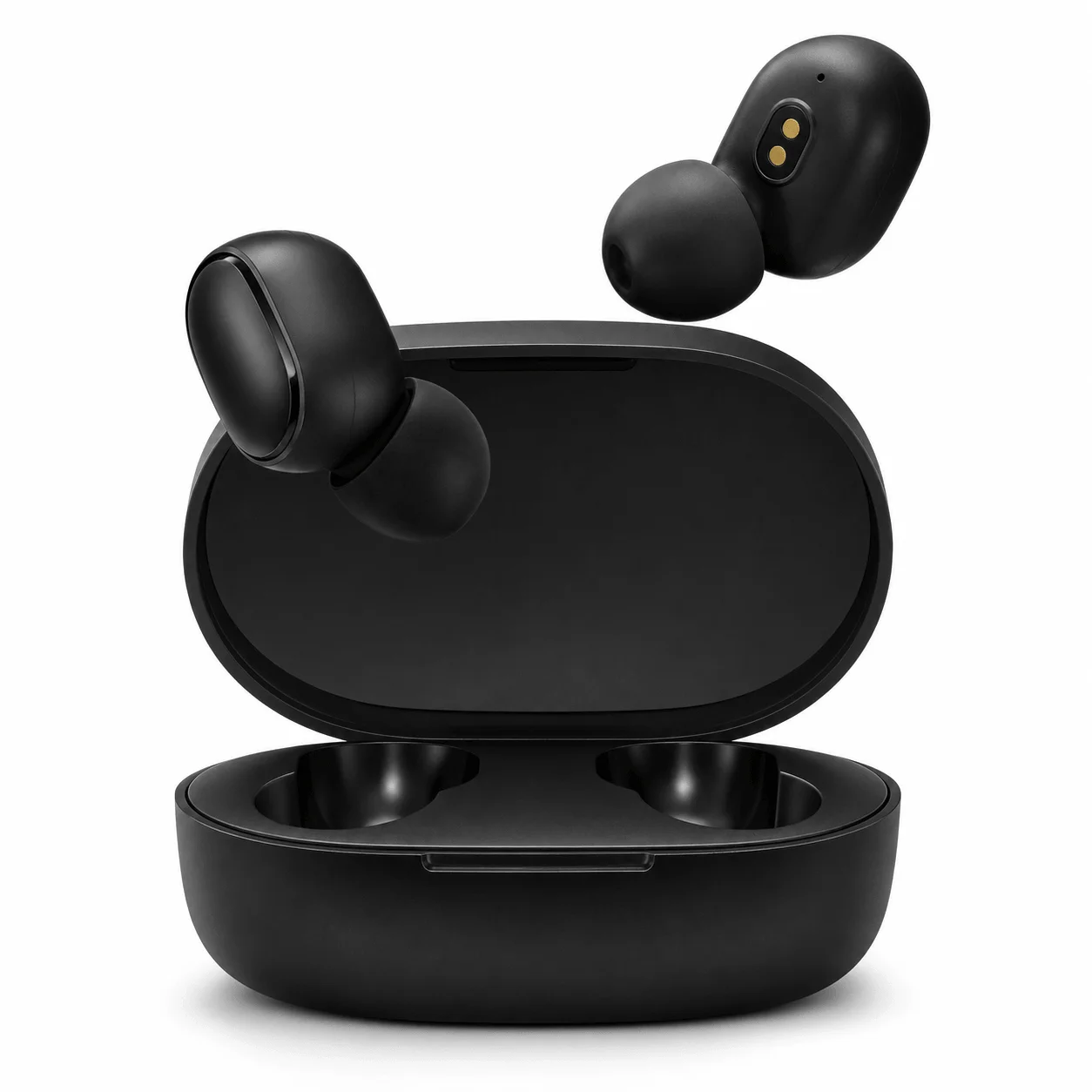 Audífonos Xiaomi Airdots Bluetooth negro con estuche de carga