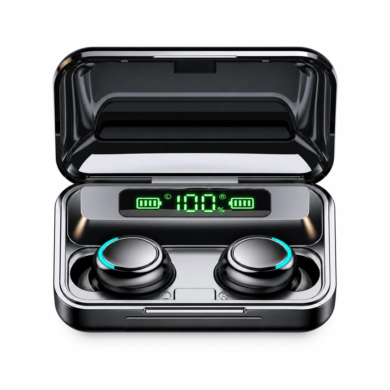 Auriculares inalámbricos F9 TWS con función banco de energía