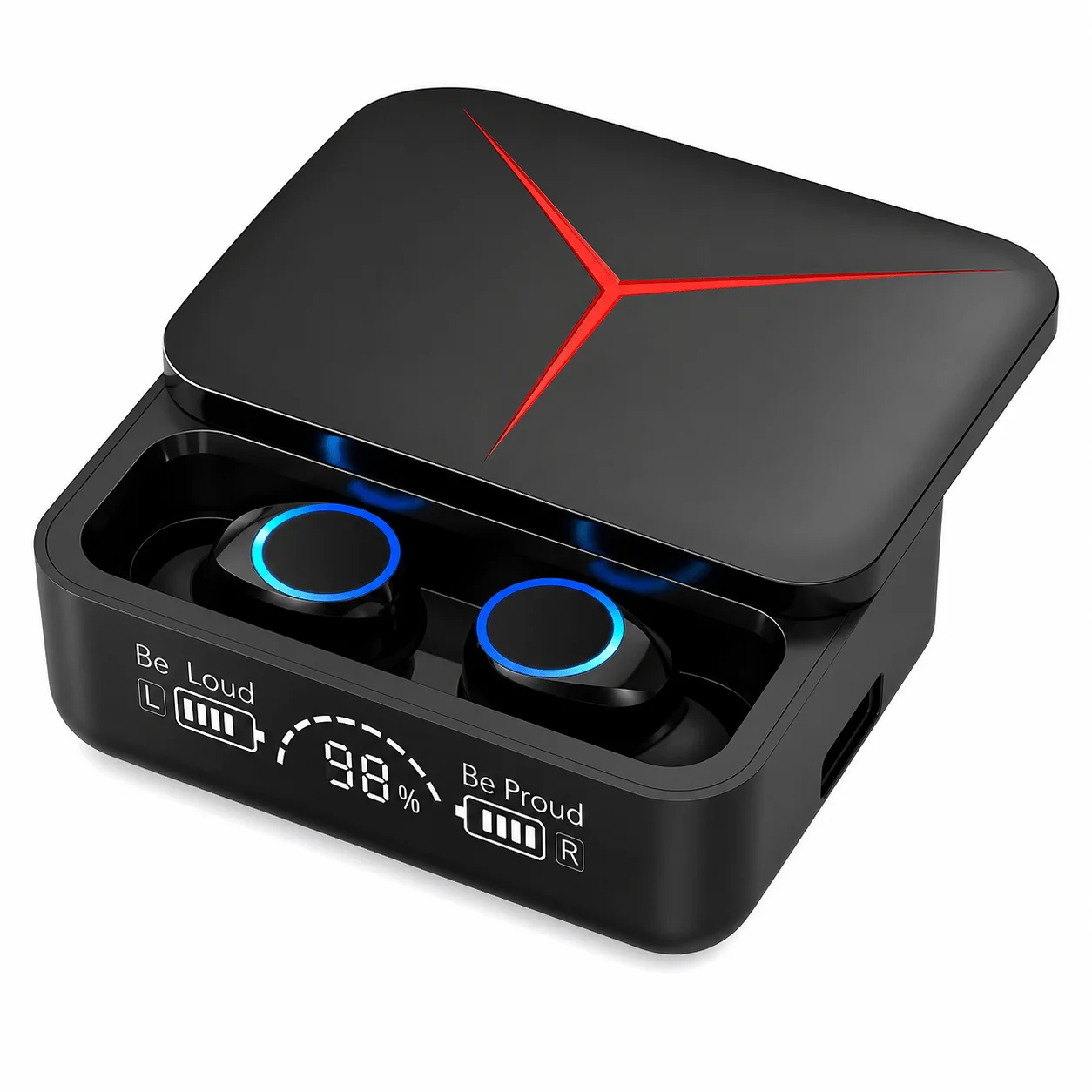 Audífonos M90 Pro recargables compatibles Android iOS